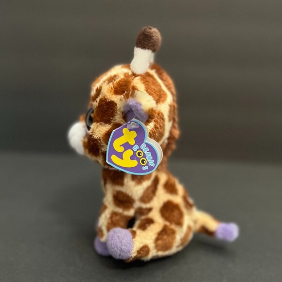 Ty Beanie Boos Safari the Giraffe purple with Tag 2012 - Picture 2 of 6